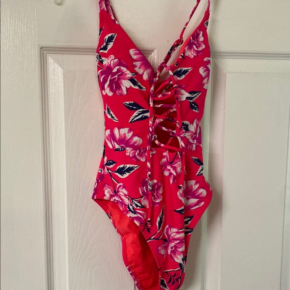 Floral Pink One Piece